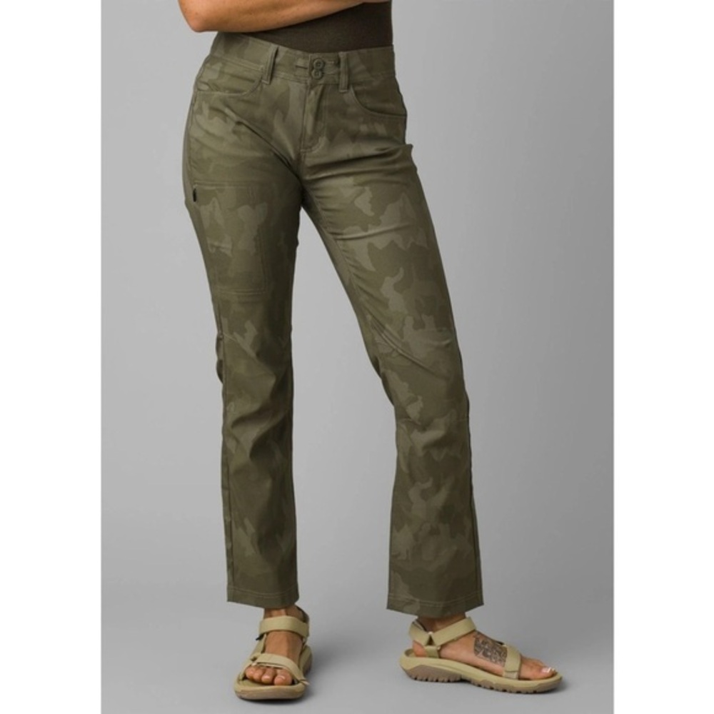 NWT PRANA HALLE STRAIGHT PANTS 2 in SAGE CAMO